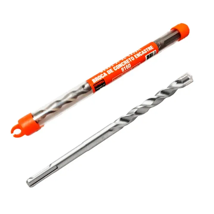 Broca SDS PLUS PARA HORMIGÓN, 8x160mm MARCA: CORONA, MOD: N8x160 (250PCS/1CTN)