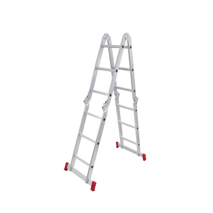 ESCALERA DE ALUMINIO ARTICULADA TIPO: 13 EN 1 MARCA: BTF MOD: ESC0292, 3X4 PELDAÑOS