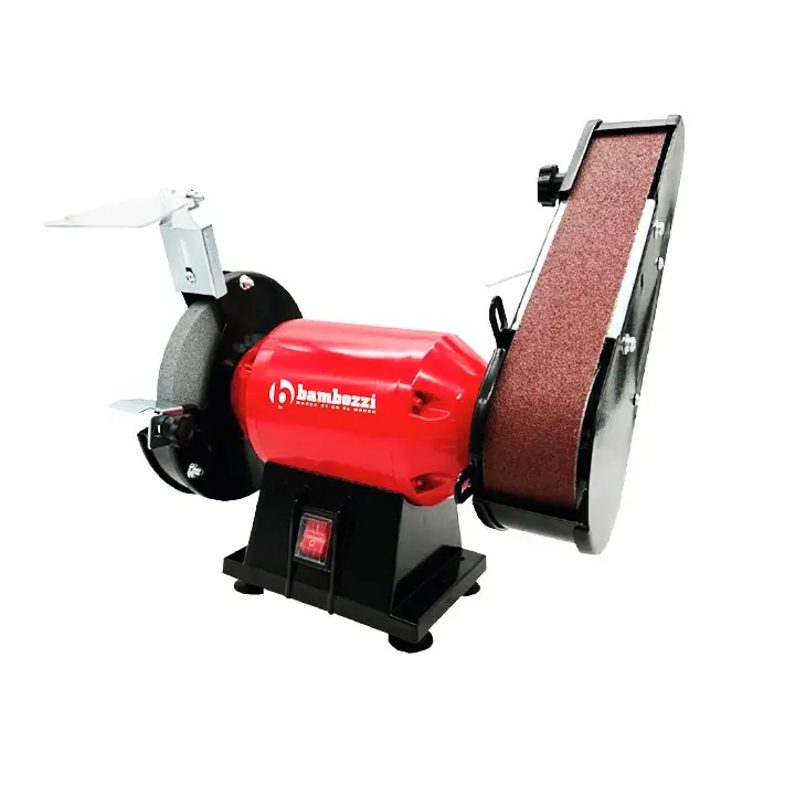 LIJADORA DE BANDA ESMERIL 500W, 150MM MARCA: BAMBOZZI MOD:LEB500 (1PCS/1CTN)