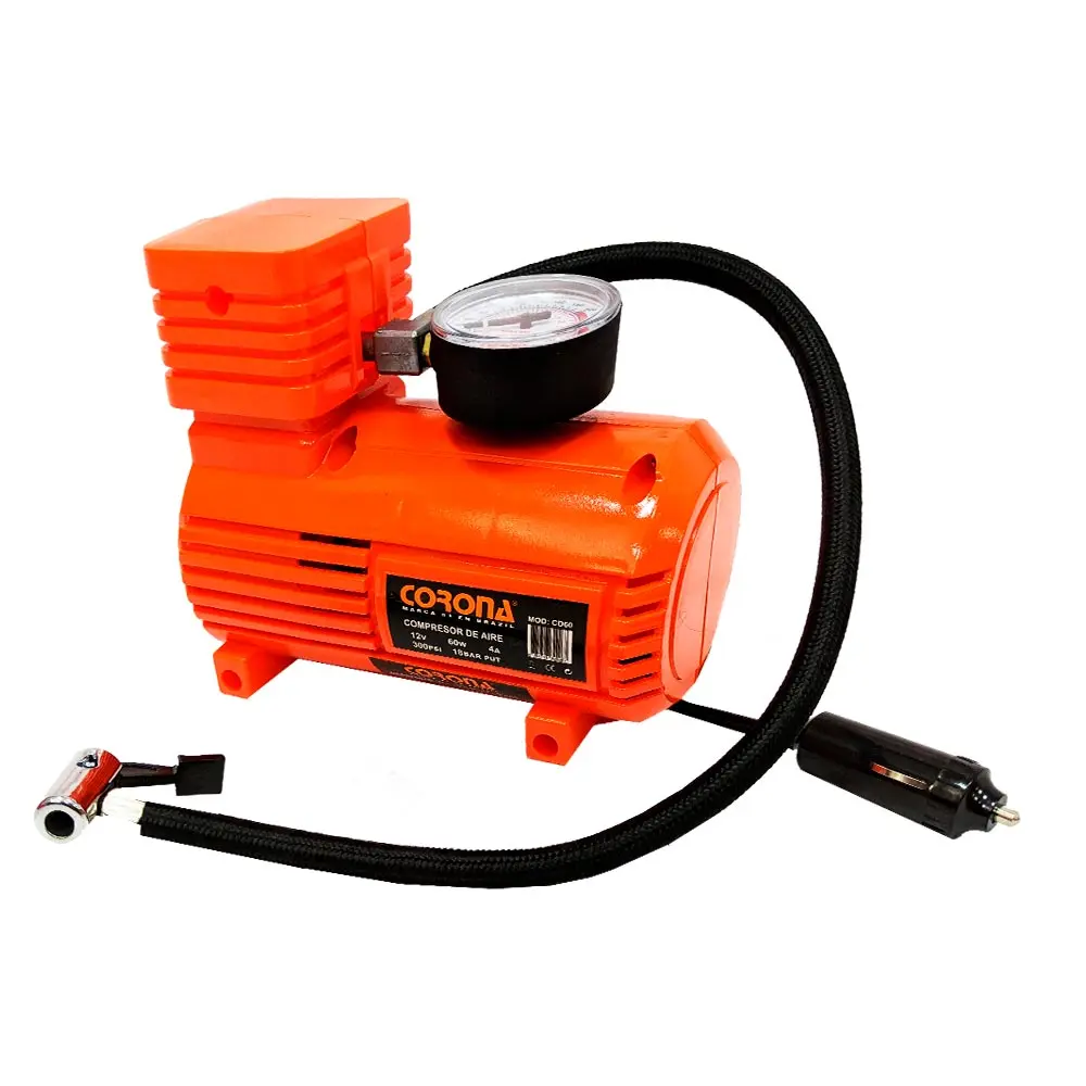 MINI COMPRESOR DE AIRE CORONA MOD CD60, 12V 60W 300PSI(20PC/1CTN)