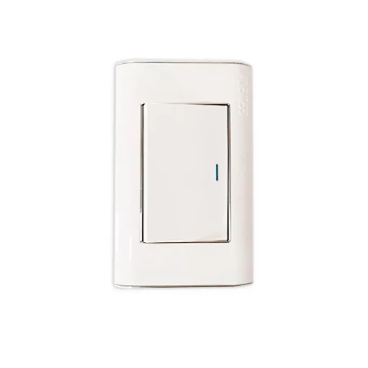 PANEL INTERRUPTOR SIMPLE BLANCO MOD: PC2001B (200PCS/CTN)