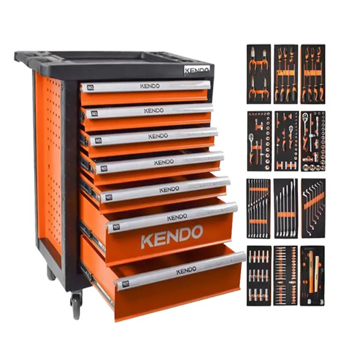 SET DE CARRO DE HERRAMIENTAS 179PCS MARCA: KENDO MOD: KD90342 (1PCS/1CJ)