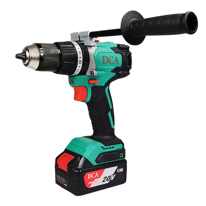 TALADRO ATORNILLADOR INALAMBRICO MARCA DCA, MODELO: ADJZ03-13EM, 20V (4PC/1CTN)