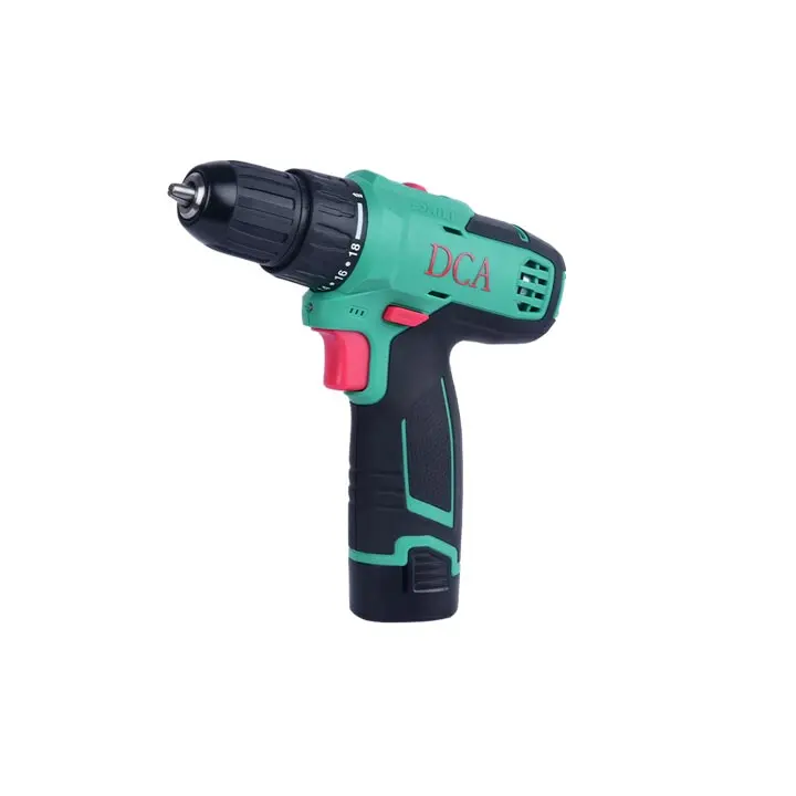 TALADRO ATORNILLADOR INALAMBRICO MARCA DCA, MODELO: ADJZ1202E, 10.8V (12PC/1CTN)