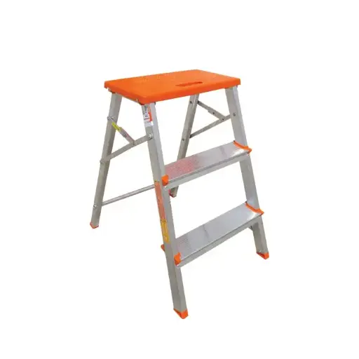 [ESC0071                                 ] BANQUETA DE ALUMINIO MARCA: CORONA, MOD: ESC0071, DE 3 ESCALONES