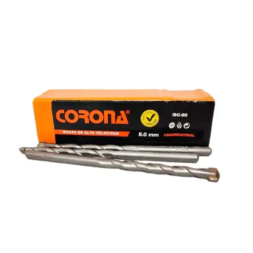 [C8                                      ] BROCA PARA CONCRETO DE 8MM COBALTO MARCA: CORONA, MOD: C8 (10PC/1PQ)