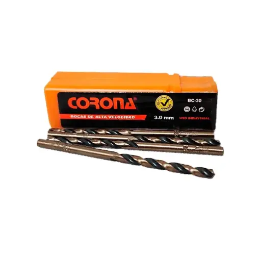 [M3                                      ] BROCA PARA METAL DE 3MM COBALTO CORONA M3 10PC/1PQ