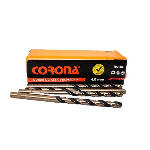 [M4                                      ] BROCA PARA METAL DE 4MM COBALTO CORONA M4 10PC/1PQ