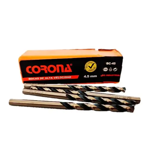 [M4.5                                    ] BROCA PARA METAL DE 4.5MM COBALTO CORONA M4.5 10PC/1PQ