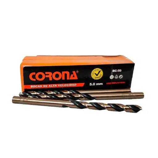 [M5                                      ] BROCA PARA METAL DE 5MM COBALTO CORONA M5 10PC/1PQ