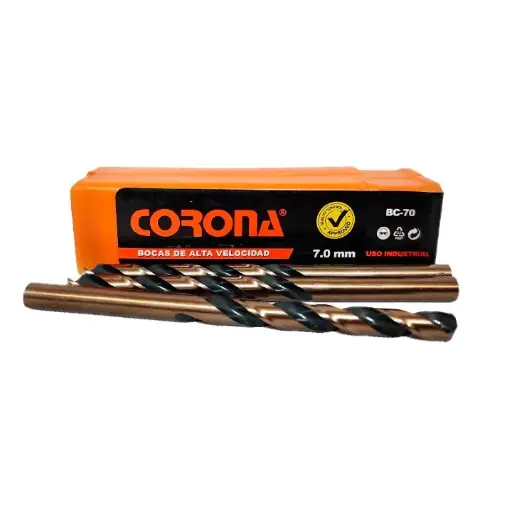[M7                                      ] BROCA PARA METAL DE 7MM COBALTO CORONA M7 10PC/1PQ