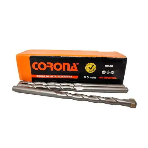 [M8                                      ] BROCA PARA CONCRETO DE 8MM COBALTO CORONA M8 10PC/1PQ