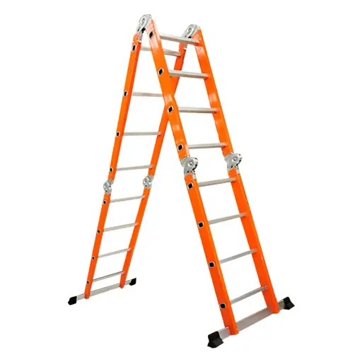 [EM2016BG                                ] ESCALERA MULTIUSO DE ALUMINIO CON BISAGRA REFORZADA, MARCA: CORONA MOD: EM2016BG DE 16 PELDAÑOS
