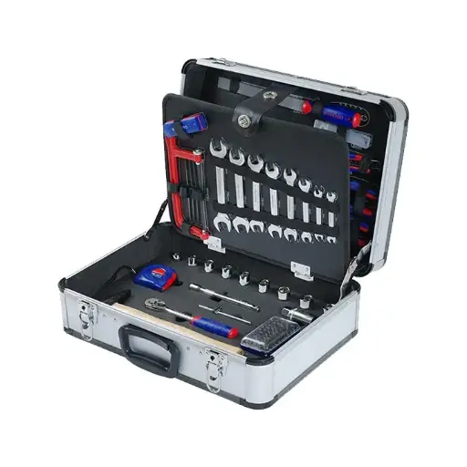 [W009019                                 ] KIT DE HERRAMIENTAS 119PCS, ESTUCHE DE ALUMINIO MARCA: WORKPRO MOD: W009019 1PCS/1CJ