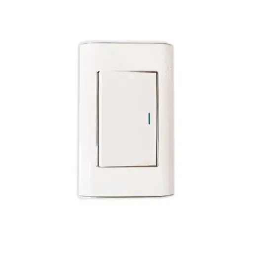 [PC2001B                                 ] PANEL INTERRUPTOR SIMPLE BLANCO MOD: PC2001B (200PCS/CTN)