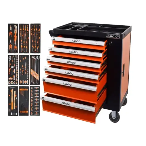 [90335] SET DE HERRAMIENTAS 144PCS  MARCA: KENDO MOD: 90335 (1PCS/1CJ)