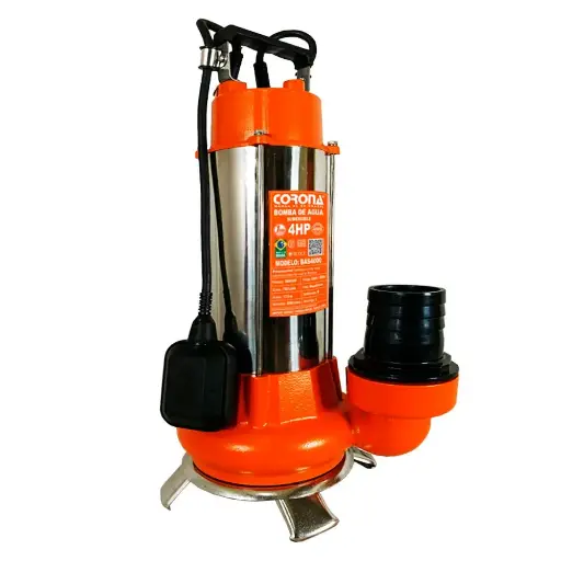 BOMBA DE AGUA SUMERGIBLE 4HP MARCA: CORONA, MOD: BAS4000 